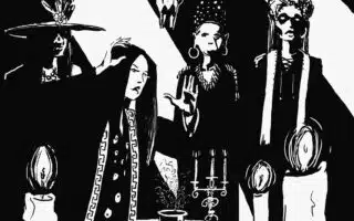 Illustration inspirée du groupe de musique Blood Cermony