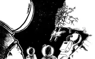 Les astronautes pénètrent dans la navette accidentée